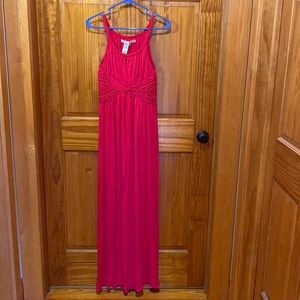 Raspberry Colored Maxi Dreas